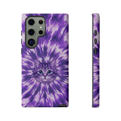 PURPLE AURA CAT PHONE CASE - TYPQ1304269