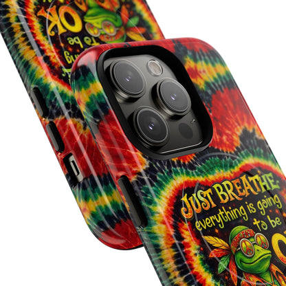 JUST BREATHE FROG SWIRL MAGNETIC PHONE CASE - KMTM2304262