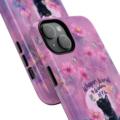 WHISPER WORDS OF WISDOM LET IT BE CAT MAGNETIC PHONE CASE - TLHG2605264