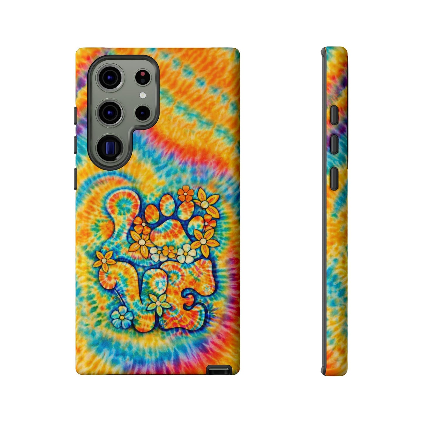 LOVE PAW PRINT SWIRL PHONE CASE  - TLHN2304264