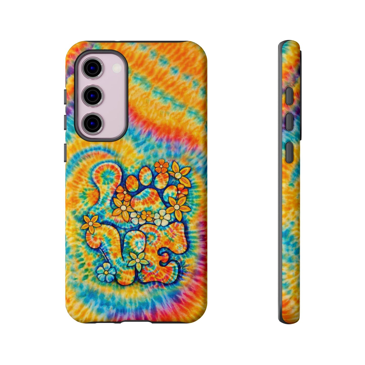 LOVE PAW PRINT SWIRL PHONE CASE  - TLHN2304264