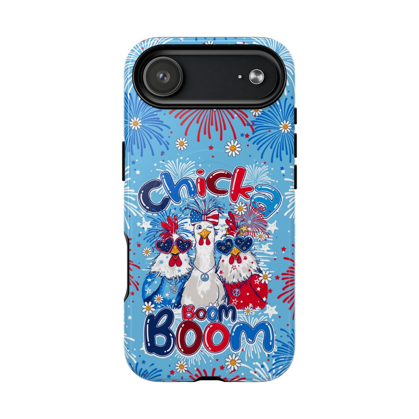CHICKA BOOM BOOM HIPPIE CHICKEN MAGNETIC PHONE CASE - TY0406261