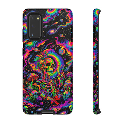 HIPPIE SKULL PSYCHEDELIC PHONE CASE  - TLNO2904262