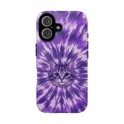 PURPLE AURA CAT PHONE CASE - TYPQ1304269