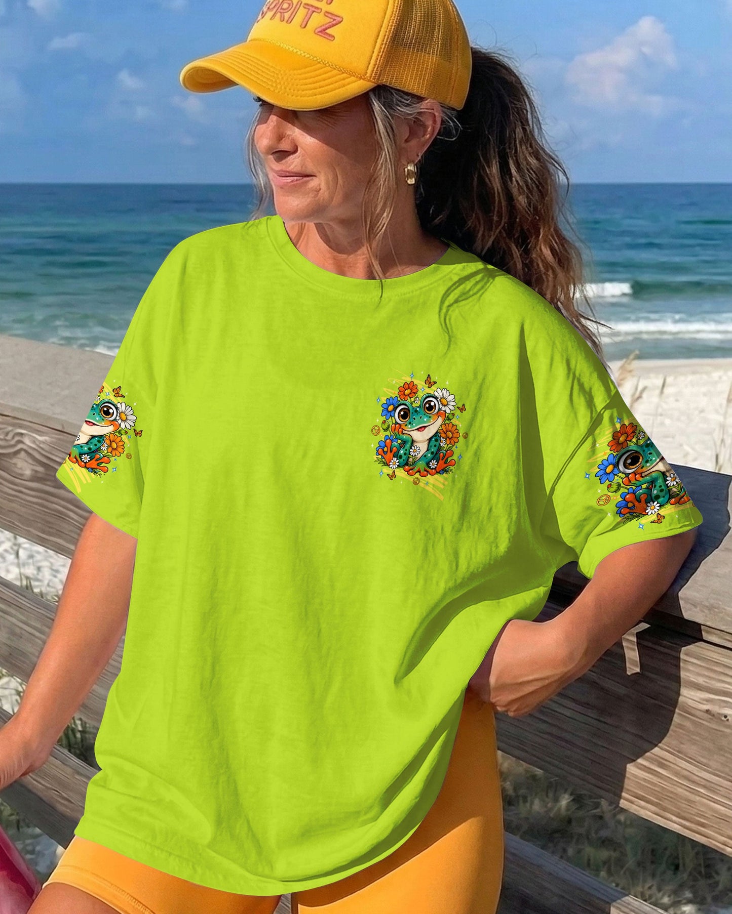 JUST BREATHE FROG ALL OVER PRINT - TLTW1906264