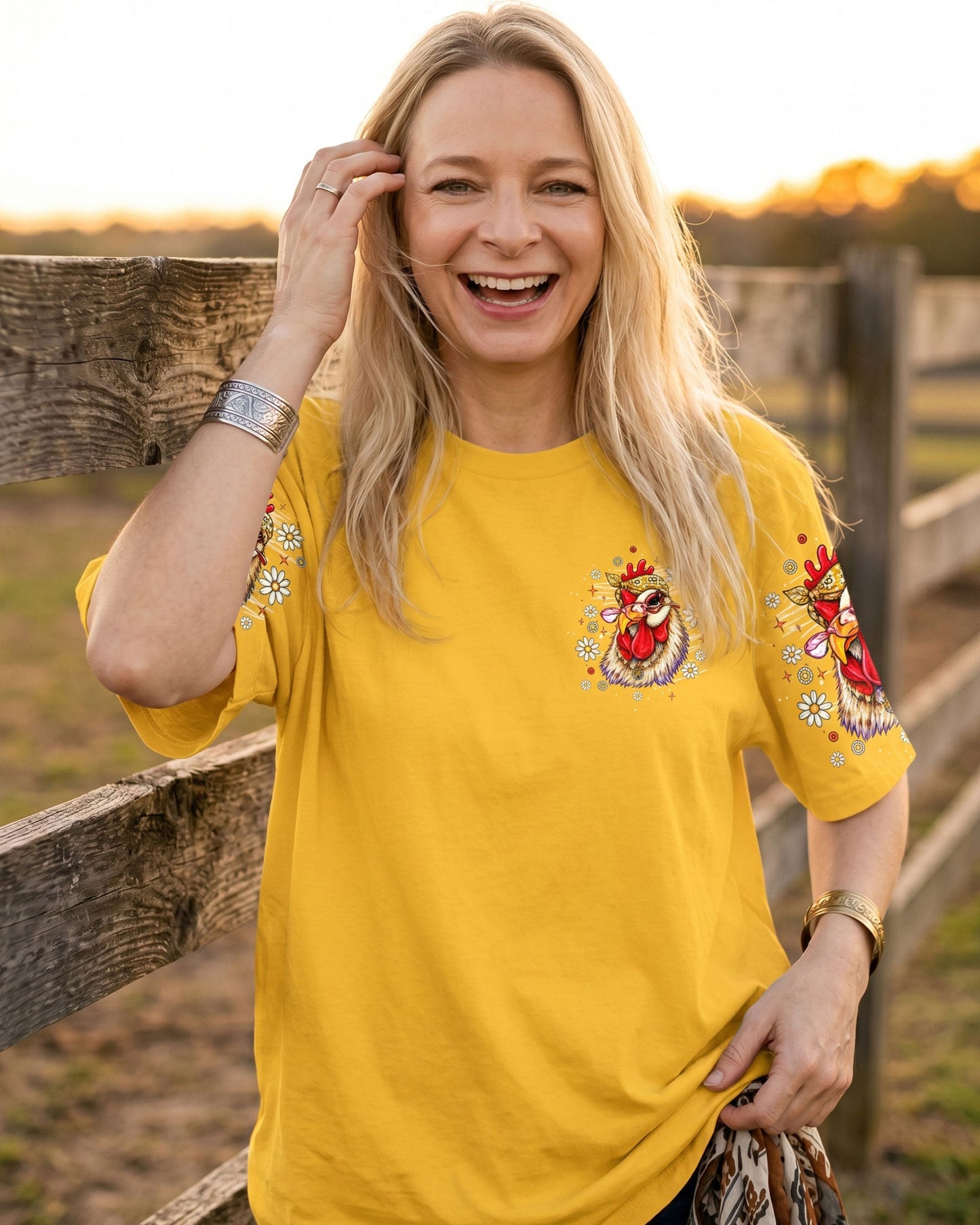 AGING MAY HAVE SLOWED ME DOWN CHICKEN ALL OVER PRINT - TLTW2506265