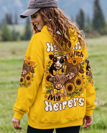 HANGIN' WITH MY HEIFERS HIGHLAND COW ALL OVER PRINT - TLTW0907264