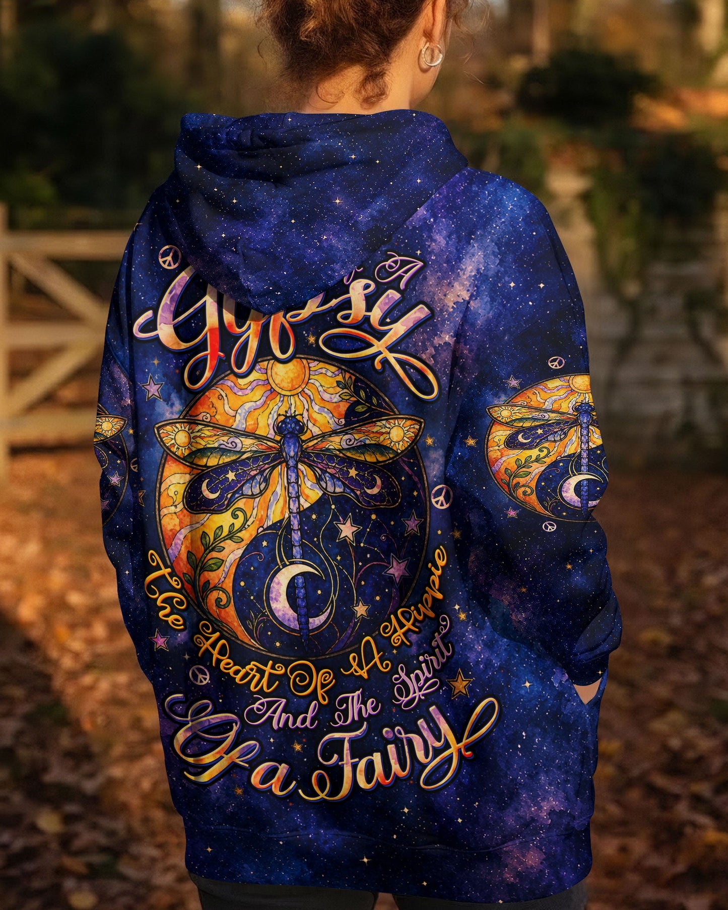 SPIRIT OF A FAIRY DRAGONFLY YINYANG ALL OVER PRINT  - TLTW1105263