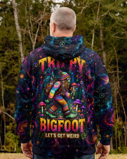 TRIPPY BIGFOOT LET'S GET WEIRD BIGFOOT ALL OVER PRINT - TLTW2805263