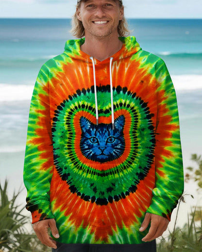 FUNNY CAT SWIRL ALL OVER PRINT - TLTW2205263
