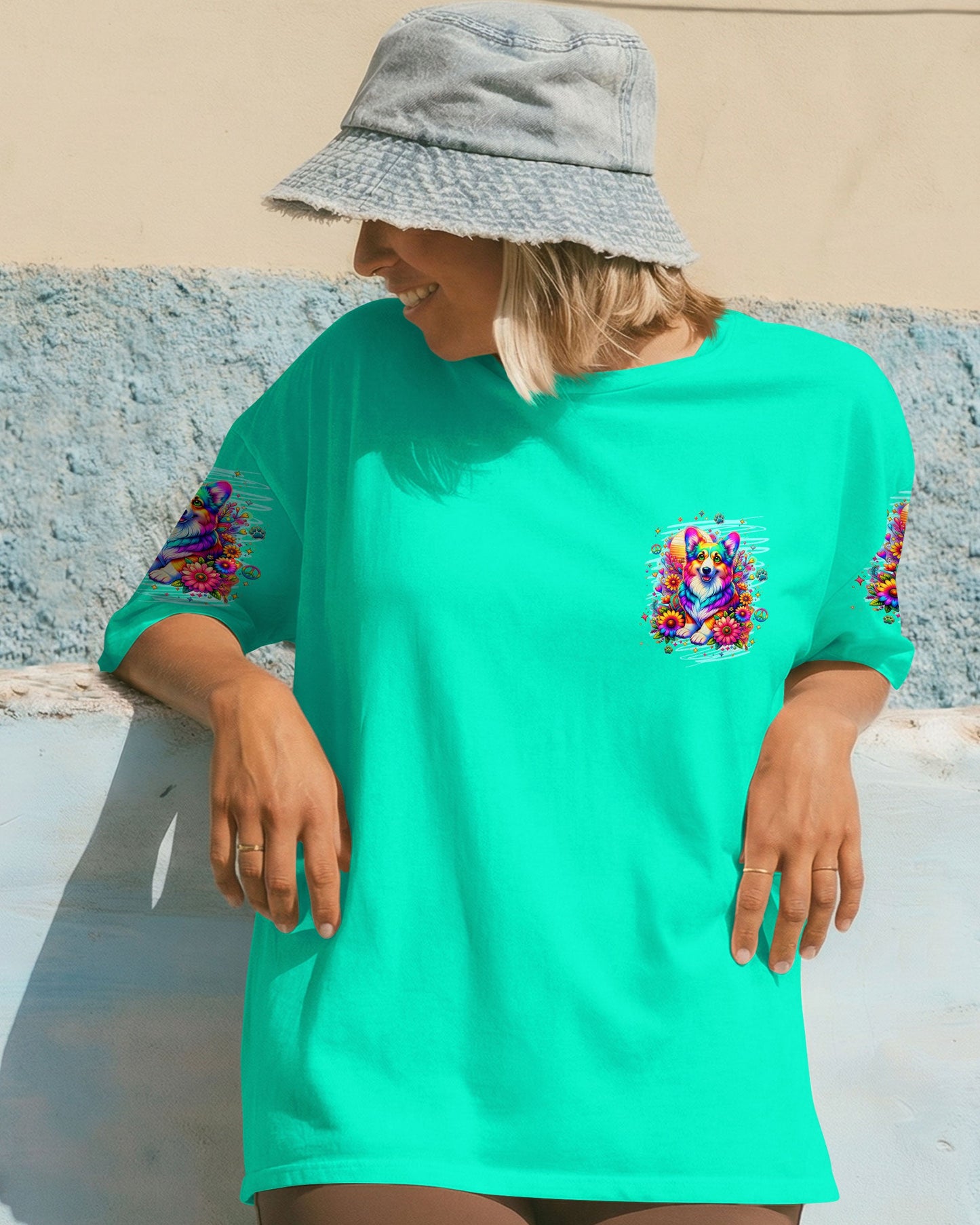 SUCK IT UP BUTTERCUP CORGI DOG ALL OVER PRINT - TLTW0906262