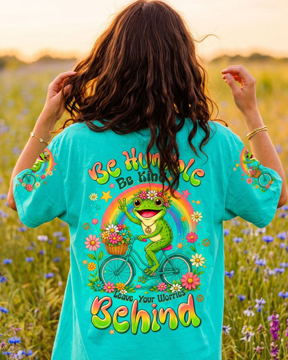 BE HUMBLE BE KIND FROG ALL OVER PRINT - TLTW0207264