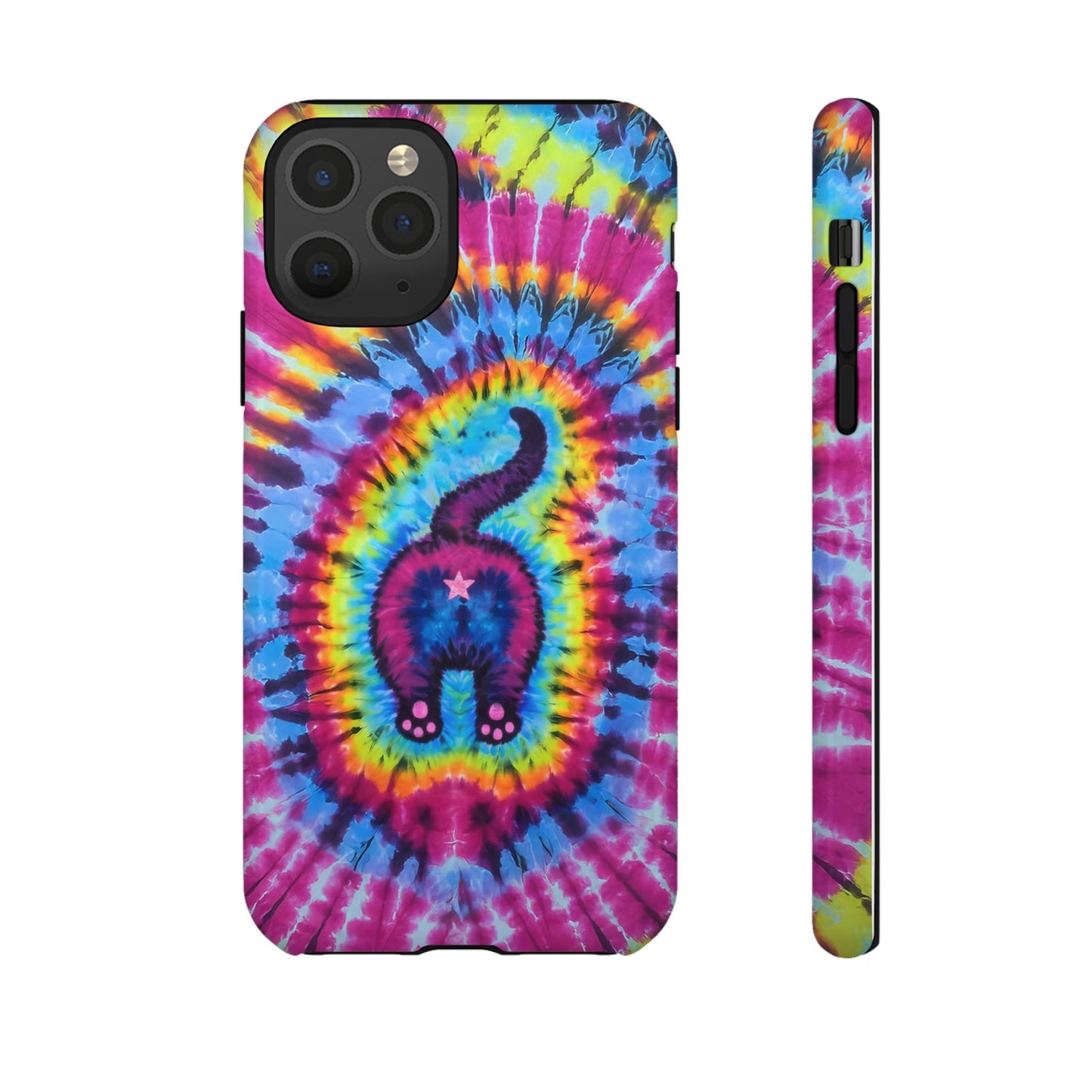 CAT COLORFUL SWIRL PATTERN PHONE CASE - TLTW1404263