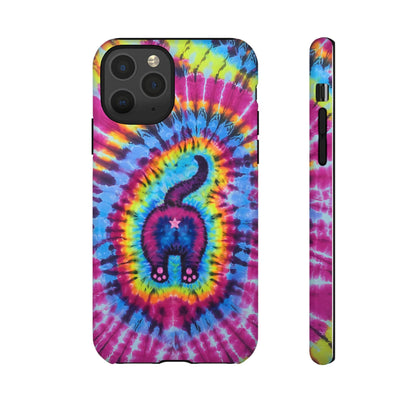 CAT COLORFUL SWIRL PATTERN PHONE CASE - TLTW1404263