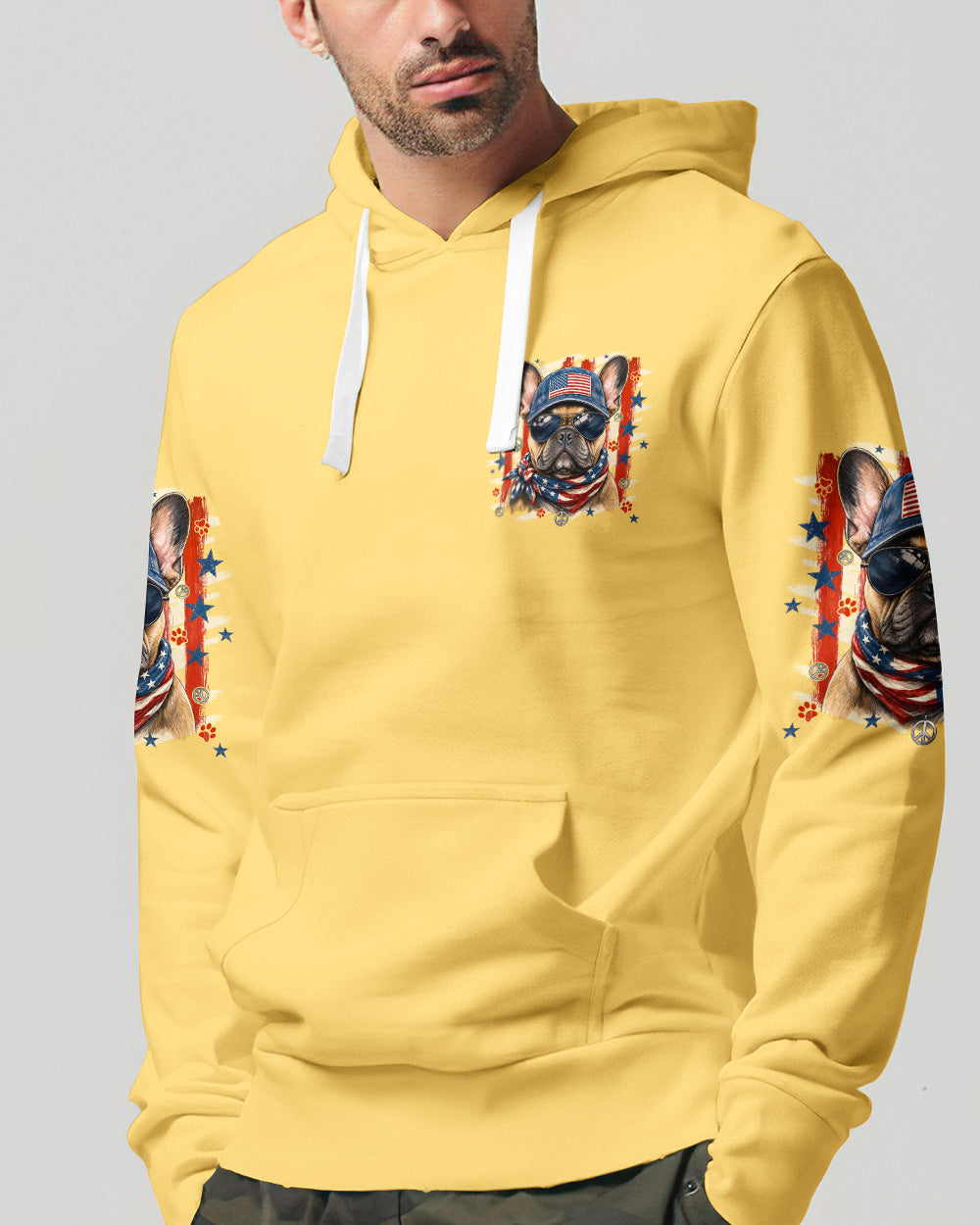 OLD HIPPIES FRENCH BULLDOG ALL OVER PRINT - TYPQ2705263