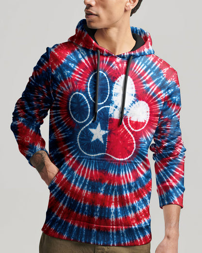 PAW PRINT TEXAS MAP SWIRL ALL OVER PRINT - TLNT1206262