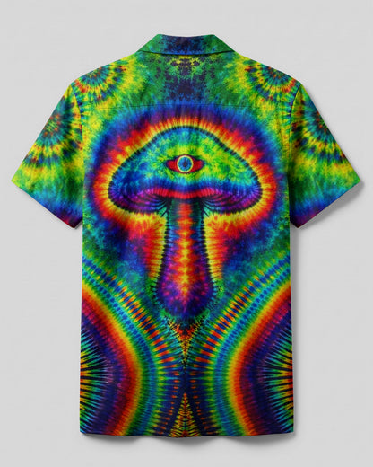 TRIPPY MUSHROOM CAMP SHIRT  - TLNT0304262