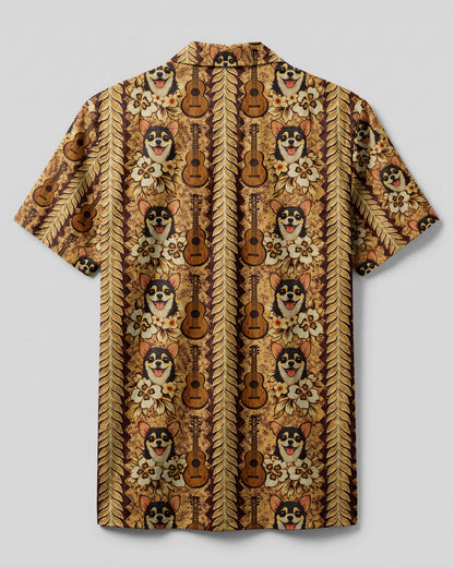 CHIHUAHUA GUITAR VINTAGE HIPPIE CAMP SHIRT - TLHN0804261
