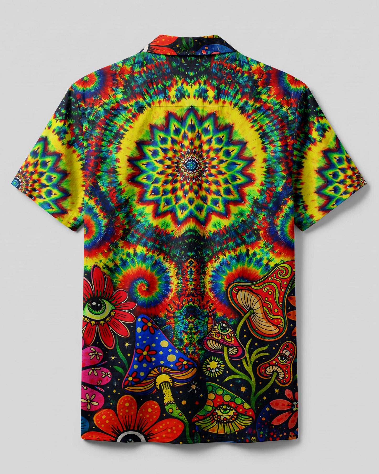 TRIPPY MUSHROOM CAMP SHIRT  - TLNT0204263