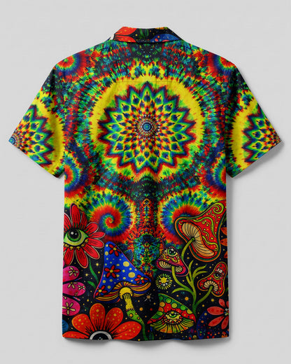 TRIPPY MUSHROOM CAMP SHIRT  - TLNT0204263