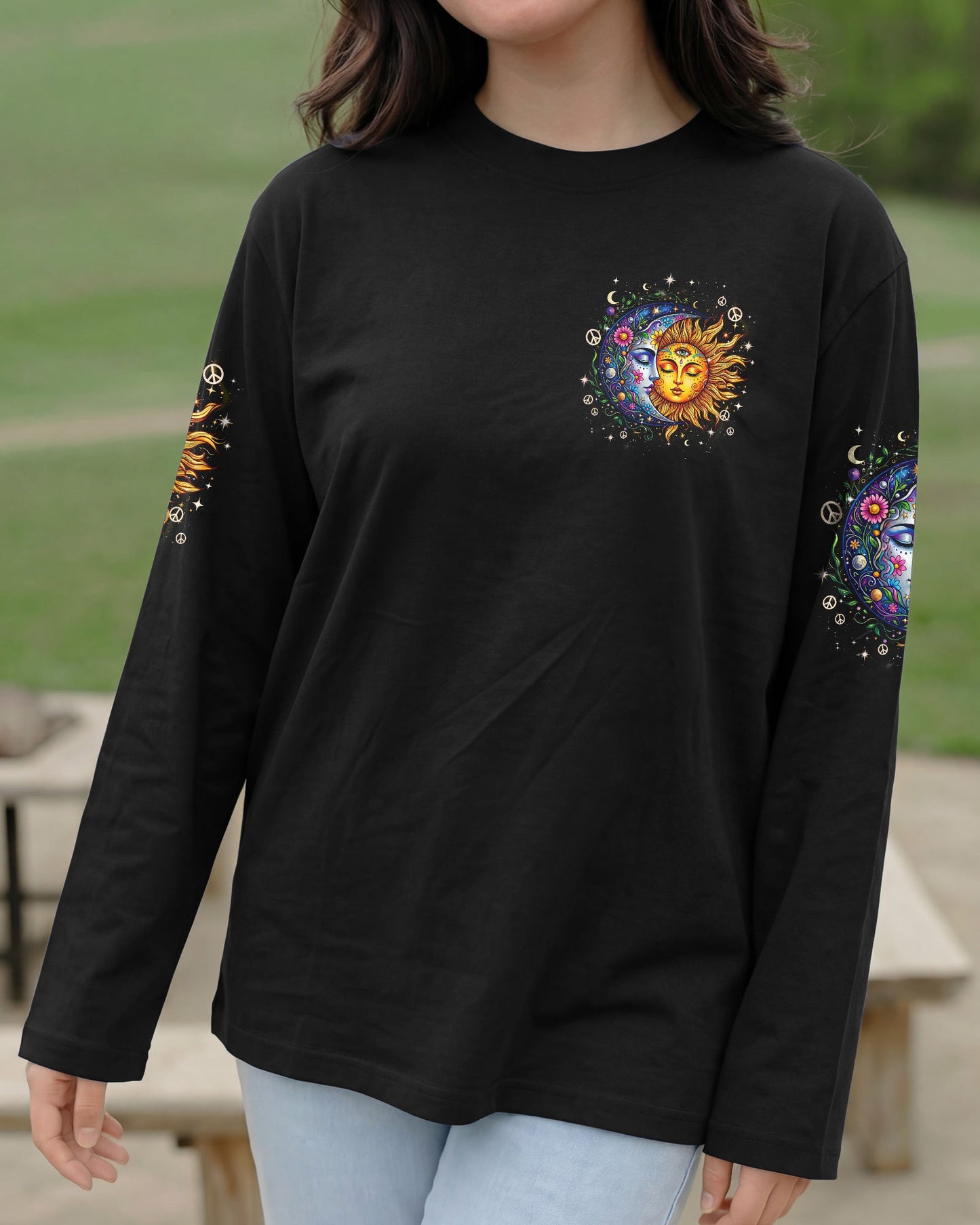JUST BREATHE SUN AND MOON ALL OVER PRINT - TYQY2104261