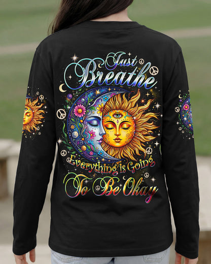 JUST BREATHE SUN AND MOON ALL OVER PRINT - TYQY2104261