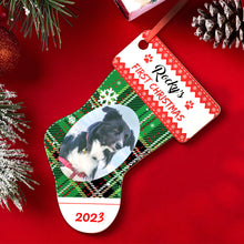 Load image into Gallery viewer, Personalized Christmas Stocking Wooden Ornament Wooden Plaque Christmas Gifts
