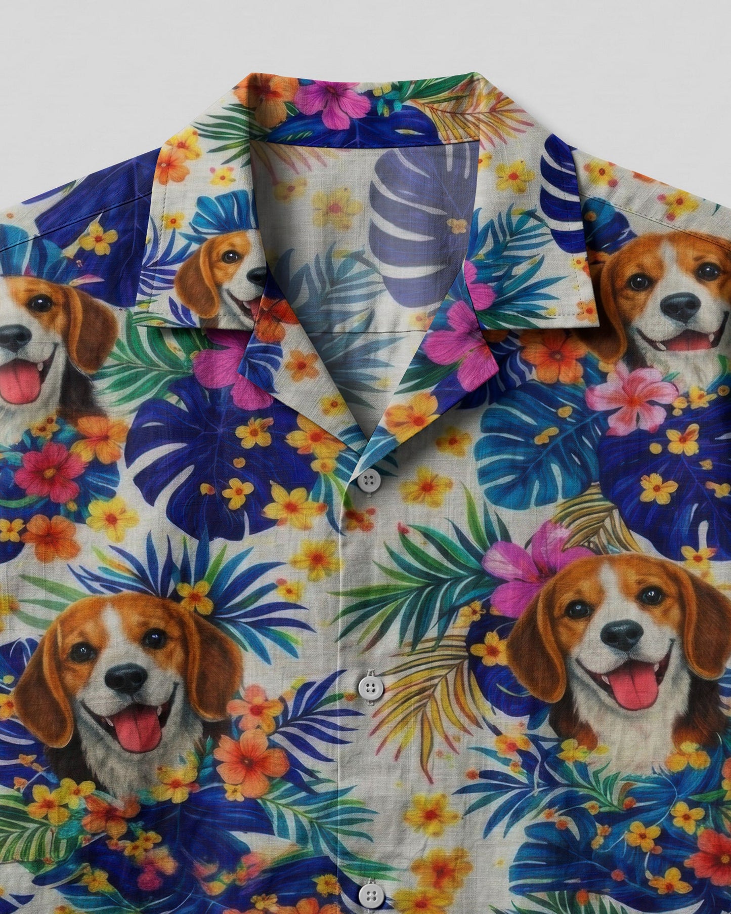 BEAGLE TROPICAL CAMP SHIRT - TLTW0604261