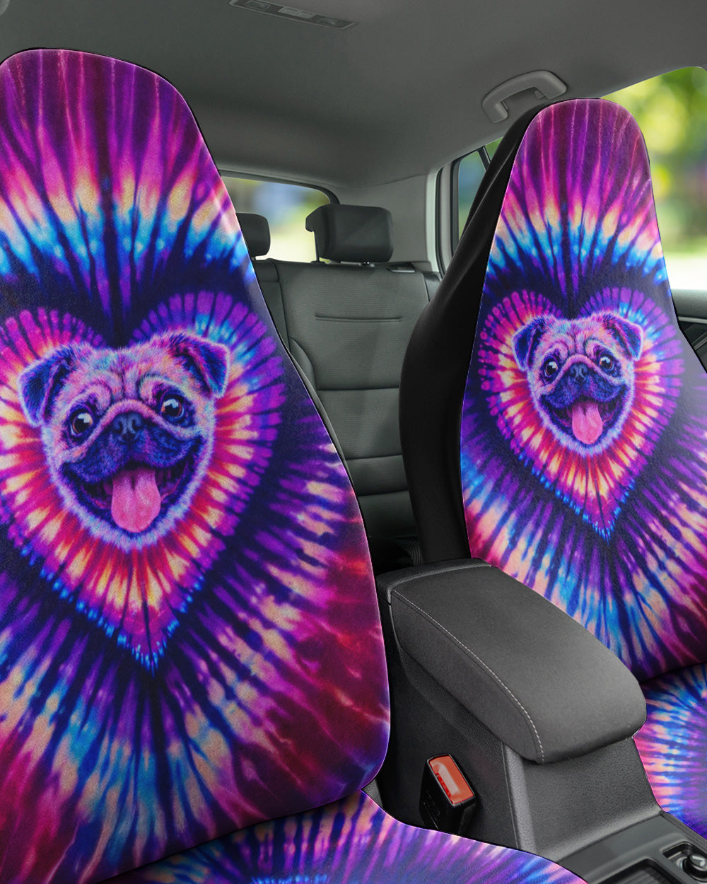 PUG DOG HEART SWIRL AUTOMOTIVE - TLTW1104262