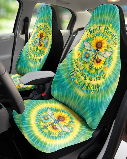 JUST BREATHE DRAGONFLY FLORAL SWIRL AUTOMOTIVE - TLHG1304264