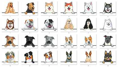Personalized Mom's Garden Plant Pot With Dogs