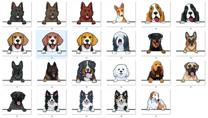 Personalized Mom's Garden Plant Pot With Dogs