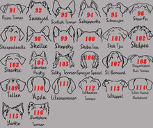 Load image into Gallery viewer, Embroidered Dog Ears with Personalized Names
