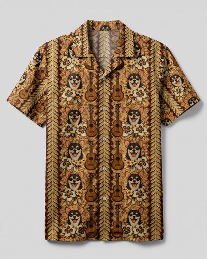 CHIHUAHUA GUITAR VINTAGE HIPPIE CAMP SHIRT - TLHN0804261