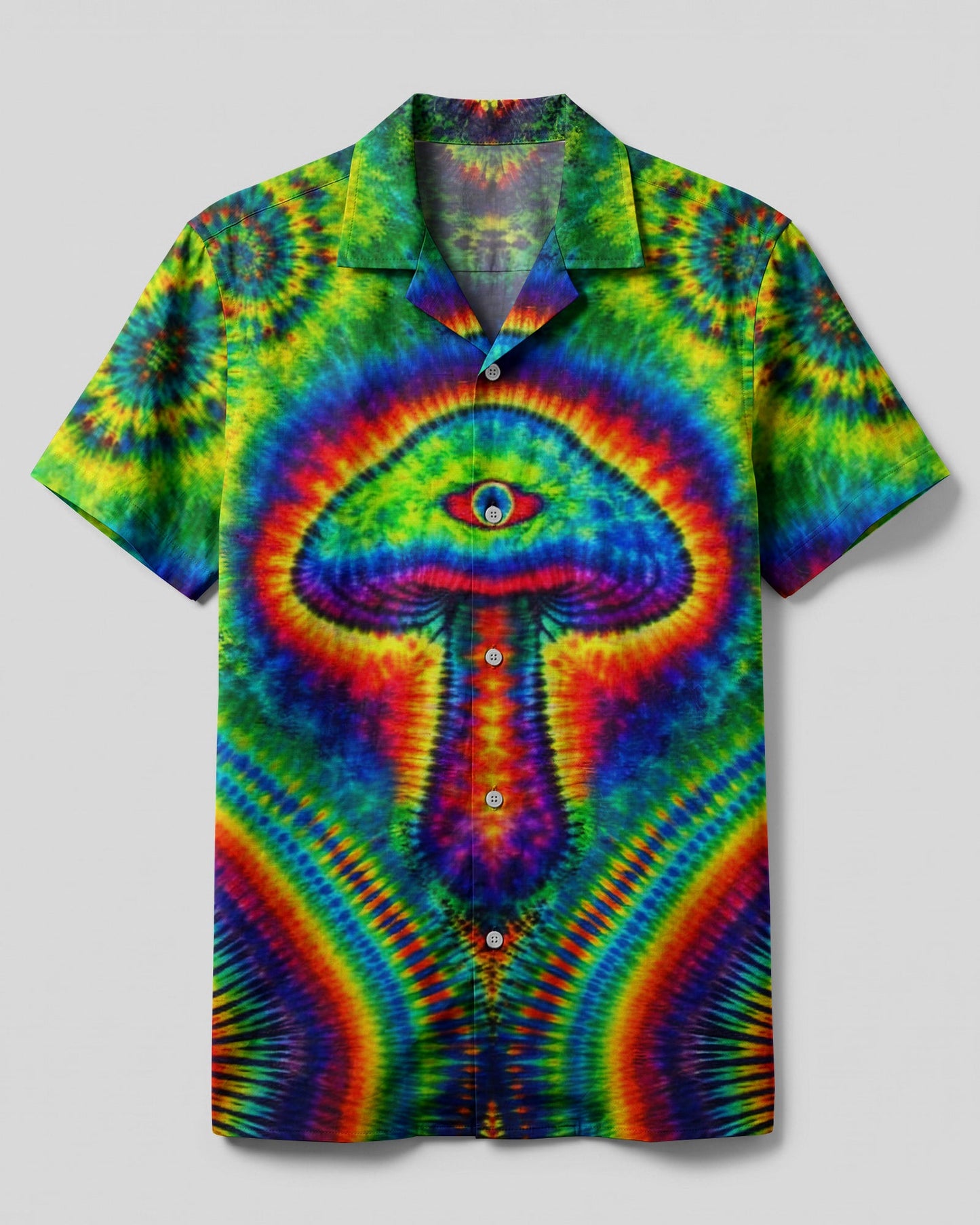 TRIPPY MUSHROOM CAMP SHIRT  - TLNT0304262