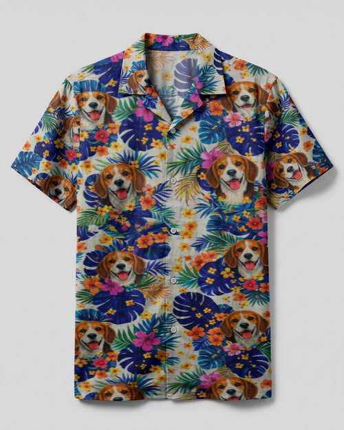 BEAGLE TROPICAL CAMP SHIRT - TLTW0604261