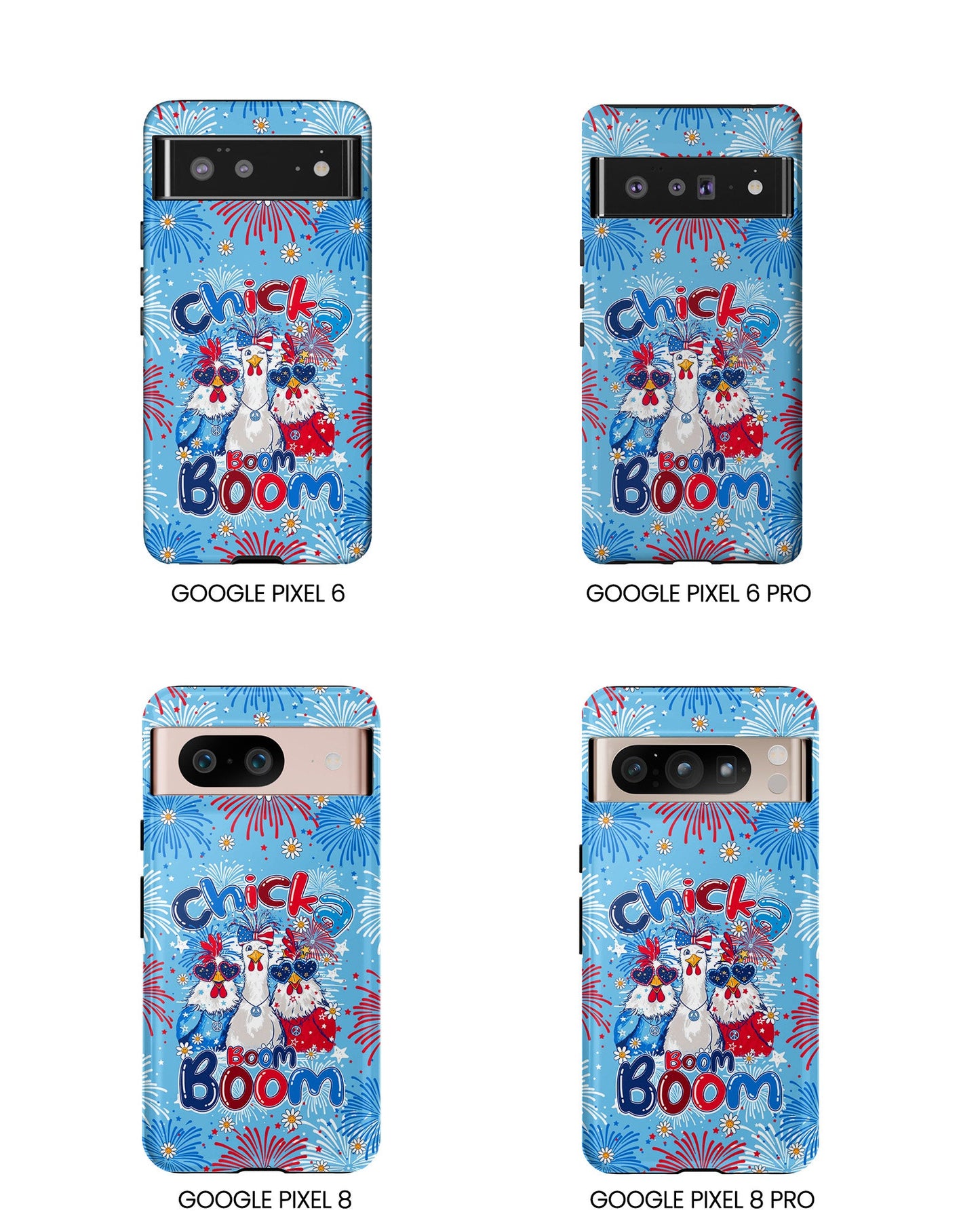 CHICKA BOOM BOOM HIPPIE CHICKEN PHONE CASE - TY0406261