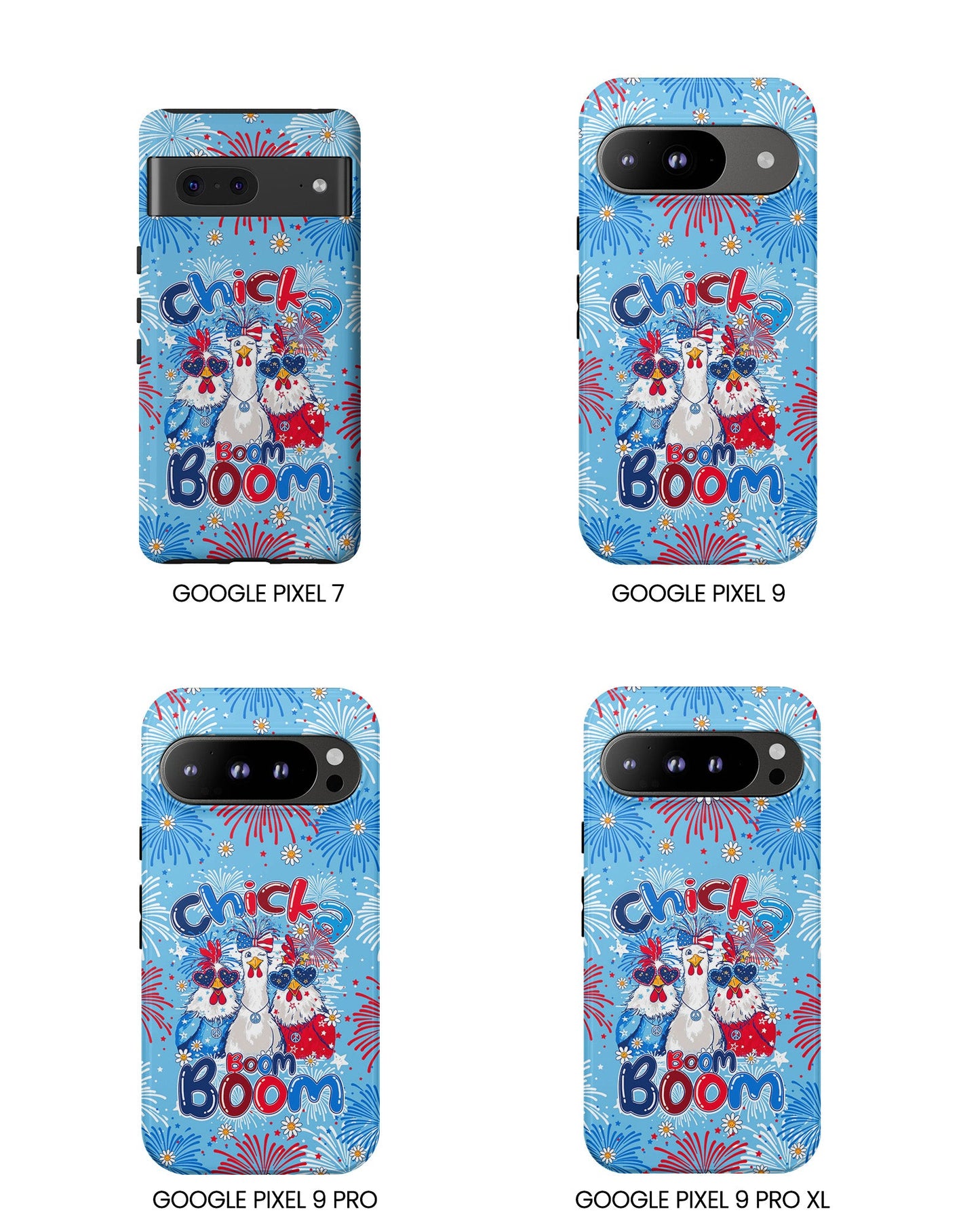 CHICKA BOOM BOOM HIPPIE CHICKEN PHONE CASE - TY0406261