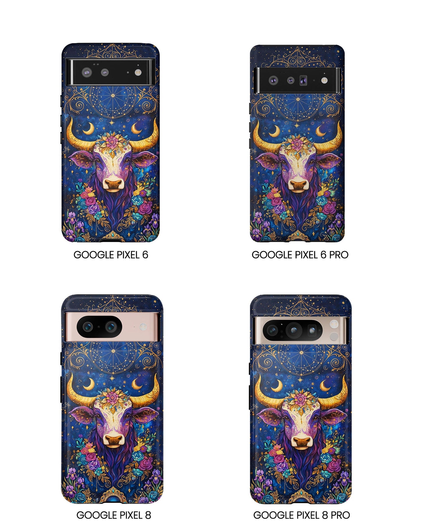 HIPPIE MAGIC COW  PHONE CASE - TLNT2304262