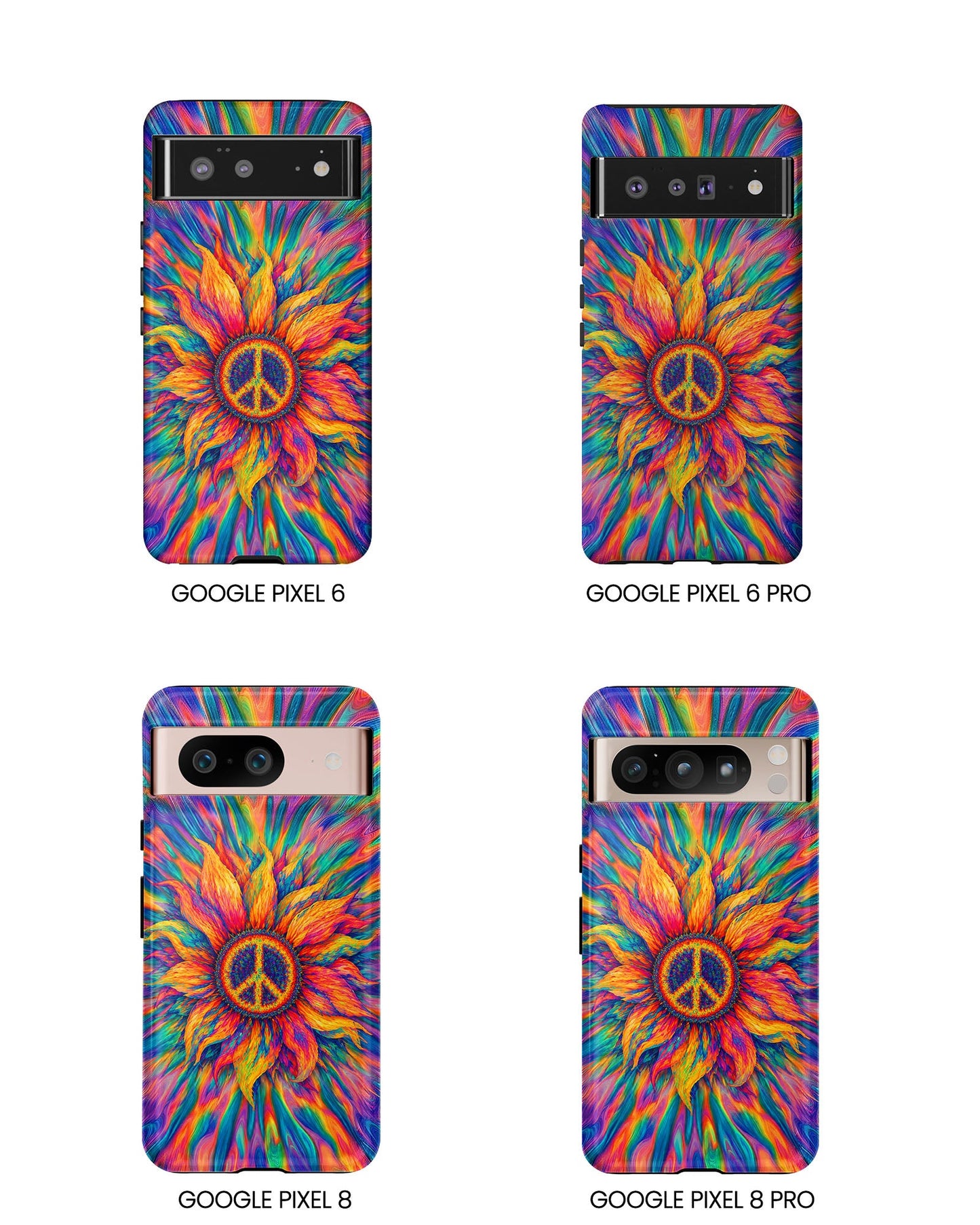 SUNFLOWER PEACE BURST PHONE CASE - TLTW2906268