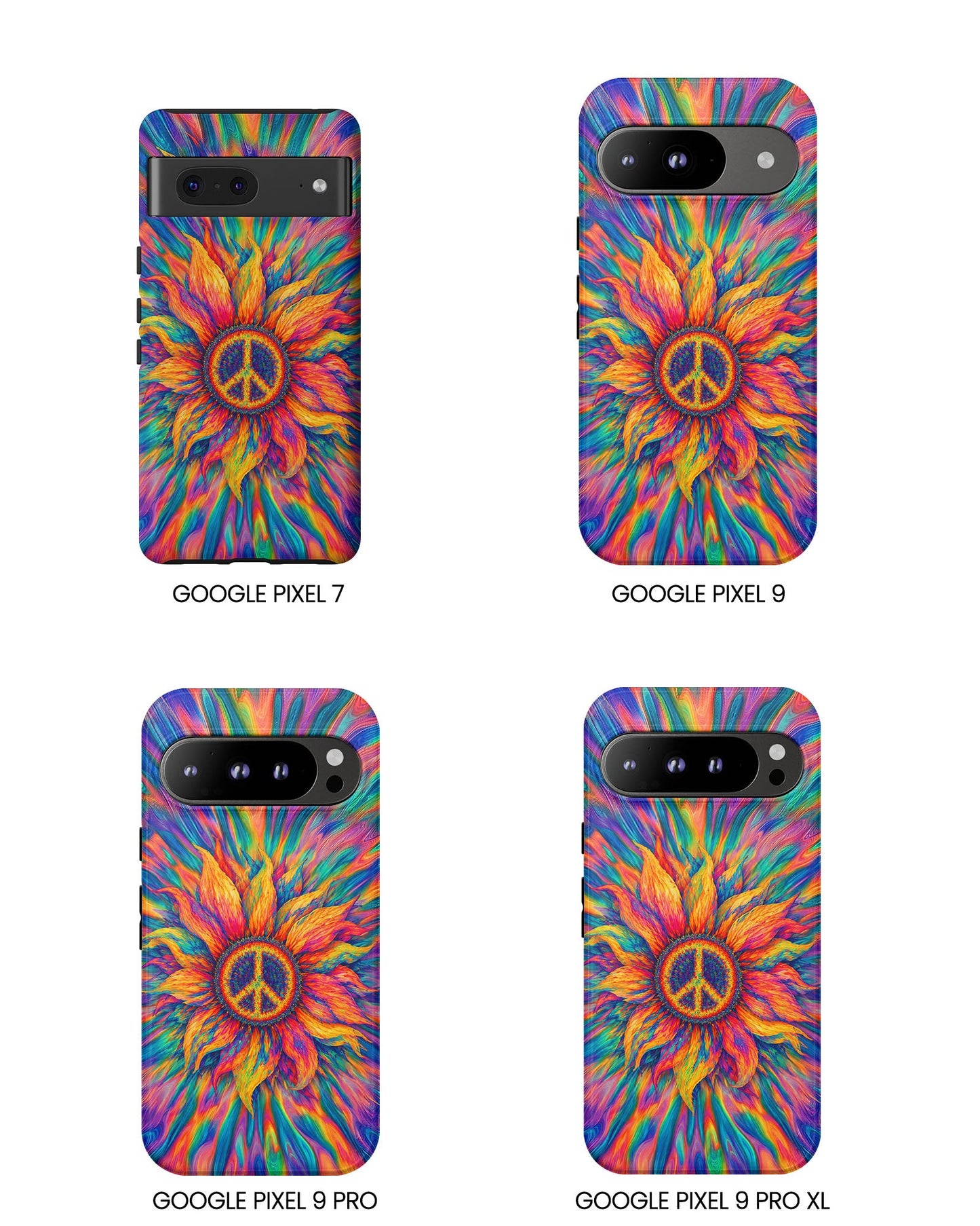 SUNFLOWER PEACE BURST PHONE CASE - TLTW2906268
