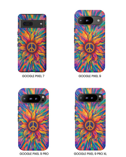 SUNFLOWER PEACE BURST PHONE CASE - TLTW2906268