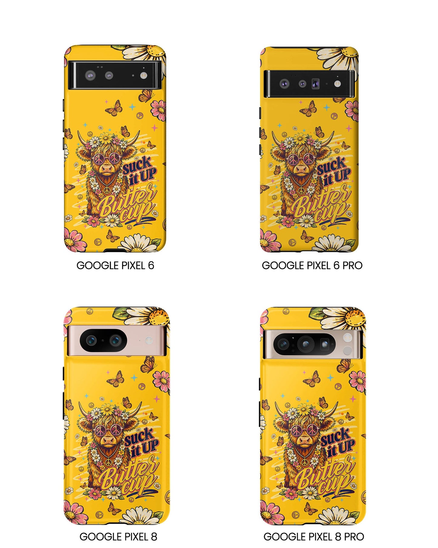 SUCK IT UP BUTTERCUP COW PHONE CASE - TLNT0906264