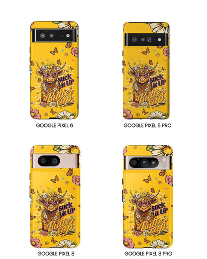 SUCK IT UP BUTTERCUP COW PHONE CASE - TLNT0906264