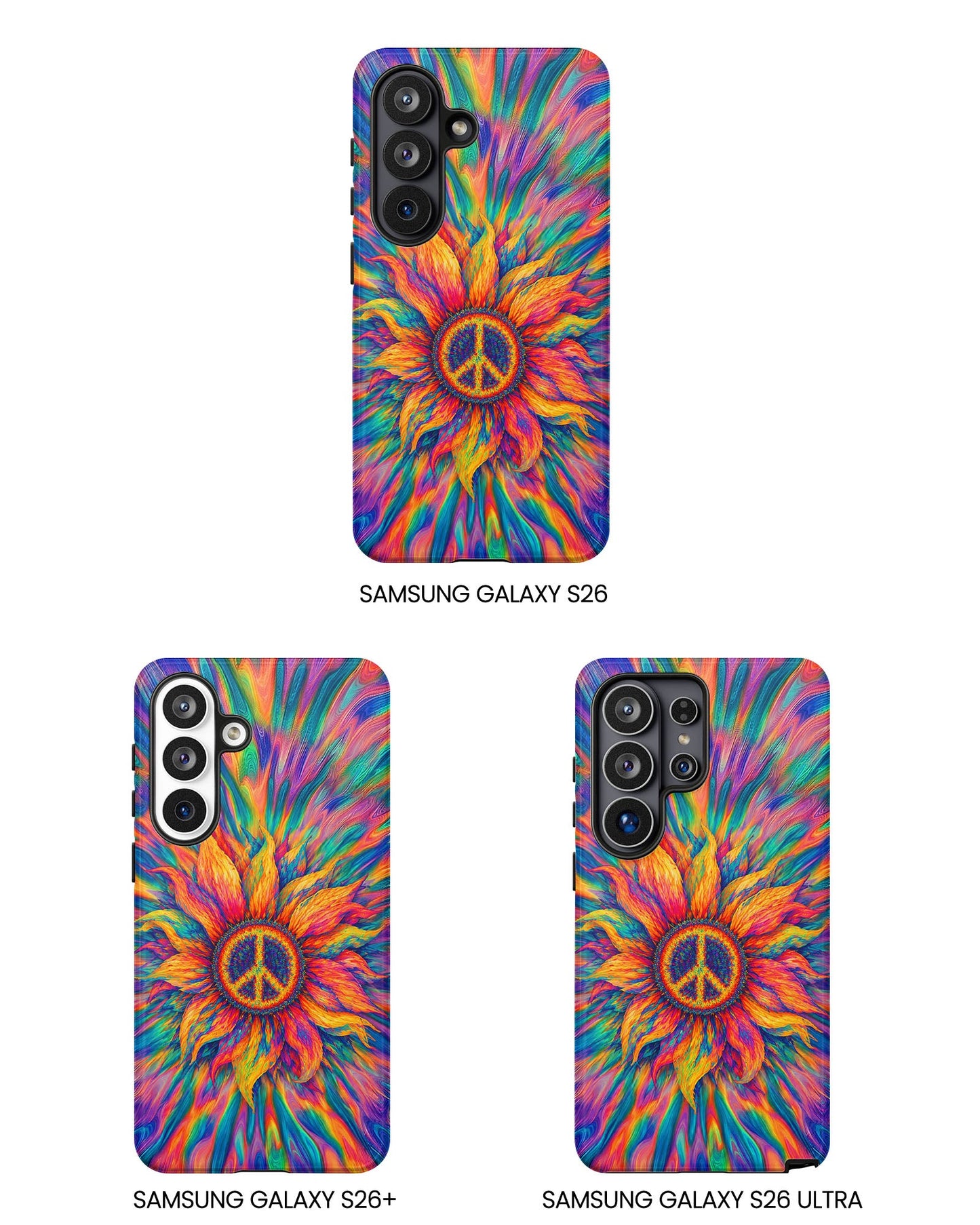 SUNFLOWER PEACE BURST PHONE CASE - TLTW2906268
