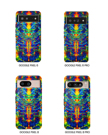 HIPPIE DRAGONFLY COLORFUL SWIRL PHONE CASE - TLNT1105261