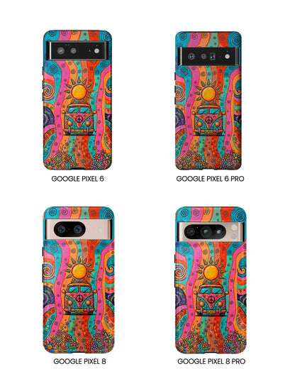 HIPPIE BUS SUN RETRO PHONE CASE  - TLTW2804262
