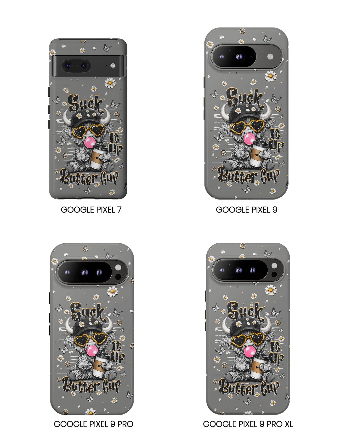 SUCK IT UP BUTTERCUP COW PHONE CASE  - TLHN0806263