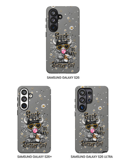 SUCK IT UP BUTTERCUP COW PHONE CASE  - TLHN0806263