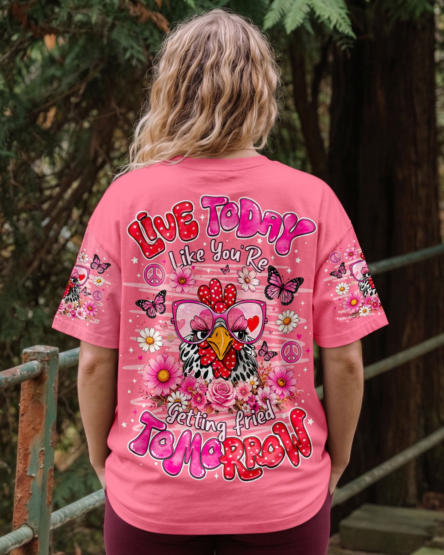 LIVE TODAY CHICKEN  ALL OVER PRINT  - TLNO1006262